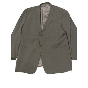 Men's Giorgio Armani Gray Pure Wool Blazer Jacket 46L